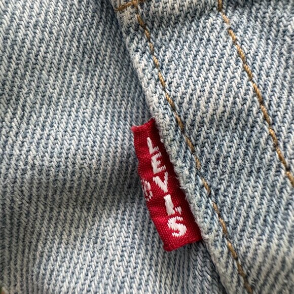 Levi’s 551Z Straight Leg Jeans Light Wash W32 Cropped Fit - Picture 13 of 15